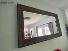 Large decorative mirror 72cm x 42cm