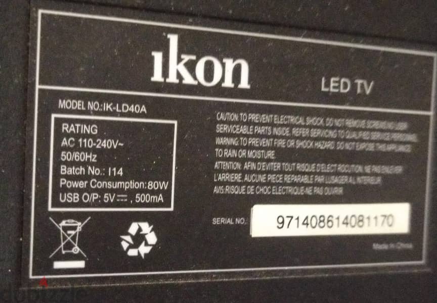 IKON 40 INCH LED TV FOR SALE URGENT 2