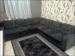 Fabric sofa for sale 7 seat للبيف صوفا فابرك ٧ اشخاص