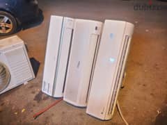 split AC for sale with fixing good condition good working 1.5 ton 0
