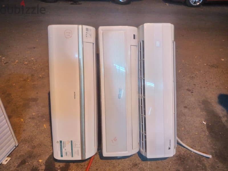 split AC for sale with fixing good condition good working 1.5 ton 1