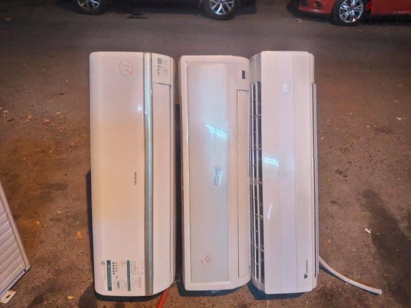 split AC for sale with fixing good condition good working 1.5 ton 2