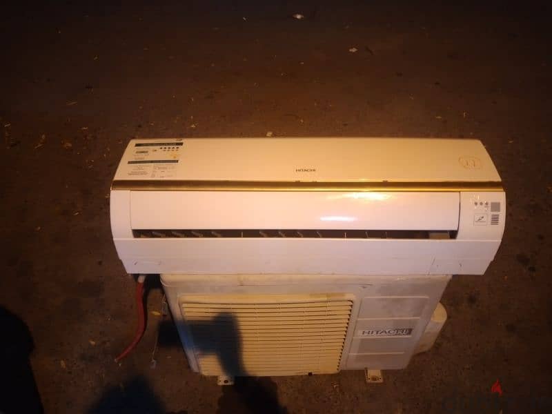 split AC for sale with fixing good condition good working 1.5 ton 3