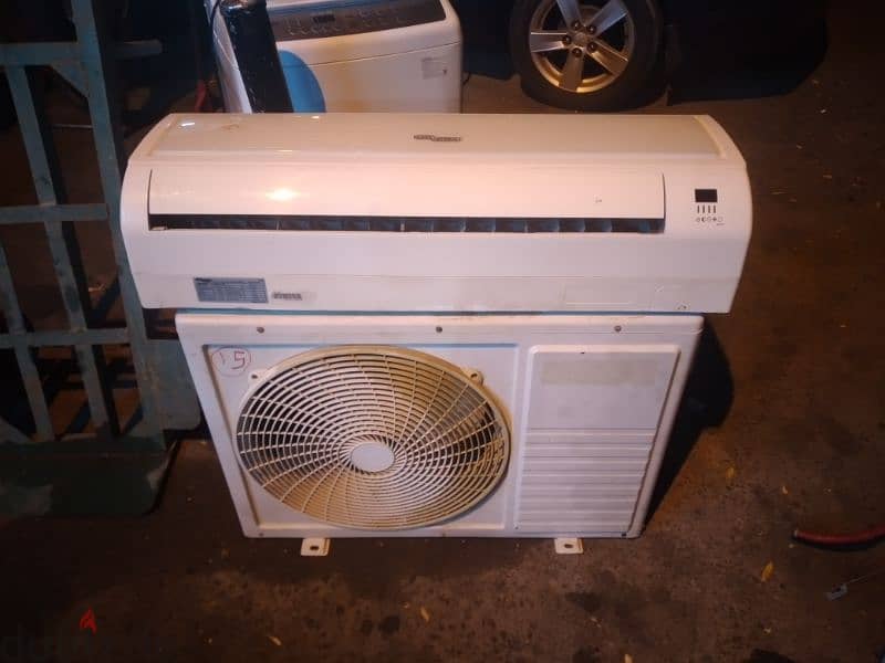 split AC for sale with fixing good condition good working 1.5 ton 7