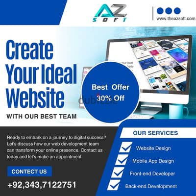 We develop Wordpress, laravel, PHP, react js website & Mobile app