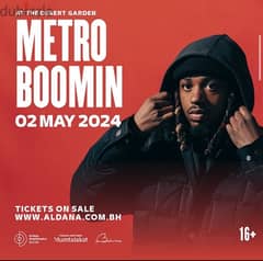 metro boomin tickets (Day 2)