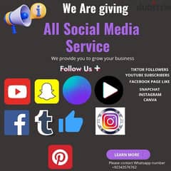 social media service all available 0