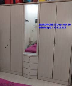 WARDROBE  5 Door Good Condition  BD 30