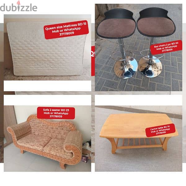 3 chair dinning table and other household items for sale 9