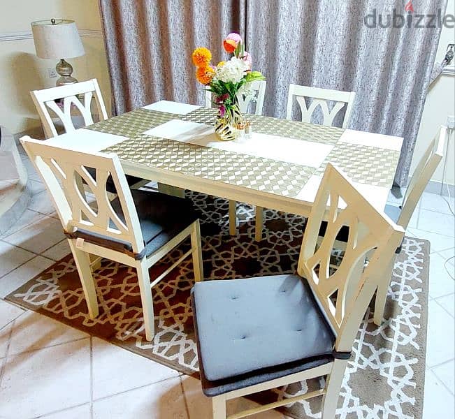 home centre dinning table. . . almost new 2