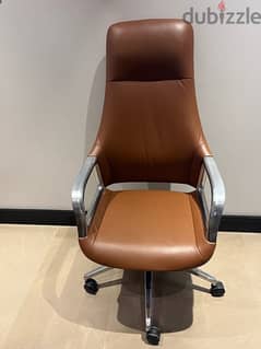 High Quality leather chair, light usage. 0