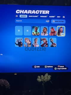 Fortnite account for sale with 1000 vbuck and 9 outfit