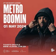Metro Booming tickets available
