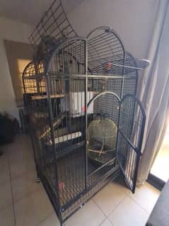 big cage for medium, large parrots 0