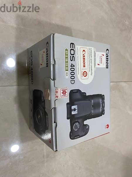 Canon DSLR EOS 4000D New Condition with Accessories 4