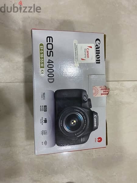 Canon DSLR EOS 4000D New Condition with Accessories 8