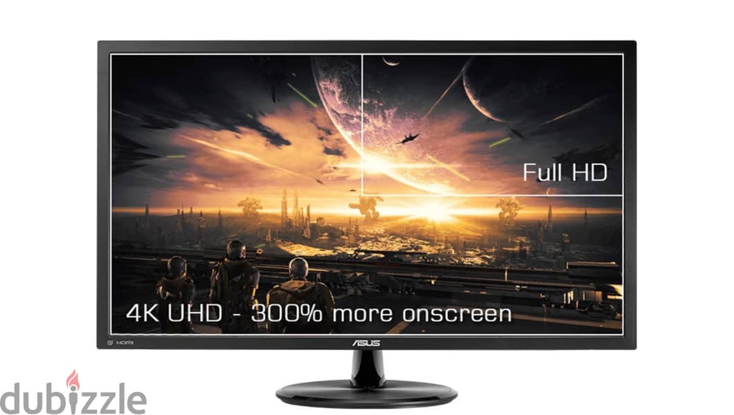 Asus 28" 4K UHD Monitor شاشة اسوس عالية الوضوح للألعاب والكمبيوتر 2