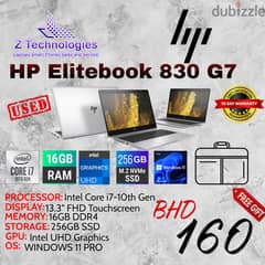Hp EliteBook 830 G7 with Touch Screen 0