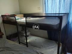Bunk Bed(IKEA) along with 2mattresses 0