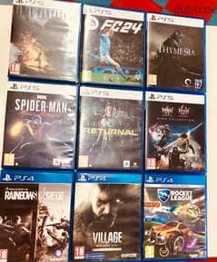 ps5 or ps4 games for sale each different price very good condition 0