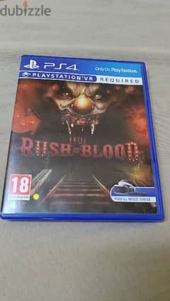 RUSH BLOOD game for sale /exchange