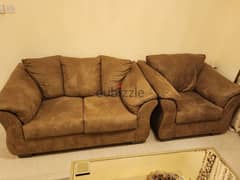 brown velvet sofa set 6 seater 0