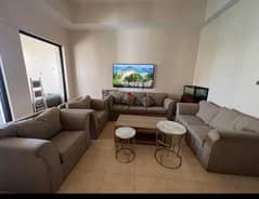 IKEA 7 Seater Sofa For Sale with Three Tables