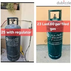 bahrian gas 2 Clynder 
with regulator 25
with 60 per gas 23
msg wts ap