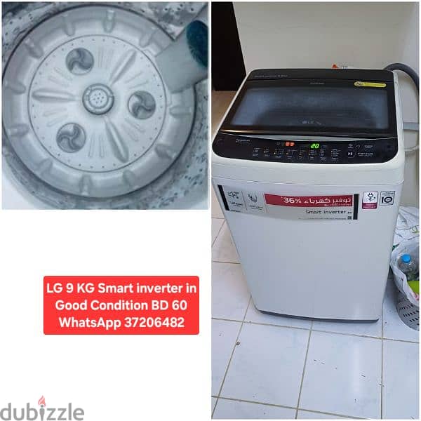LG inverter Fridge and other items for sale with Delivery 19