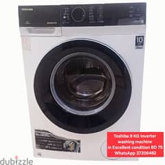 Toshiba Front load washing machine and other items for sale 0