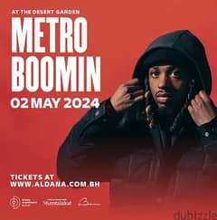 Metro Boomin Day 2 (May 2nd) - BHD 30 only