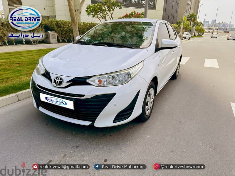 **BANK LOAN AVAILABLE** TOYOTA YARIS 1.5E  Year-2019 Engine-1.5L WHITE 0