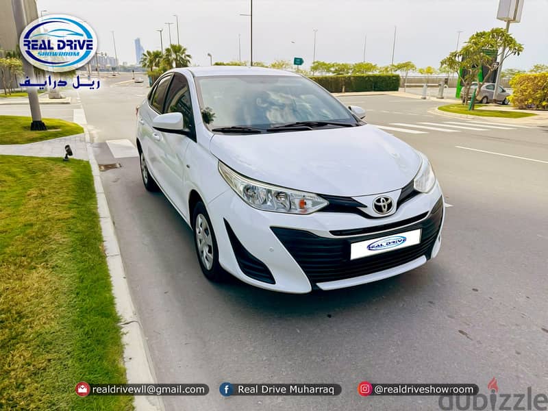 **BANK LOAN AVAILABLE** TOYOTA YARIS 1.5E  Year-2019 Engine-1.5L WHITE 2