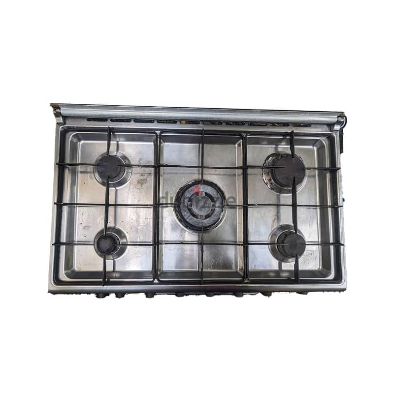5 burner Stove with oven 90cm 1