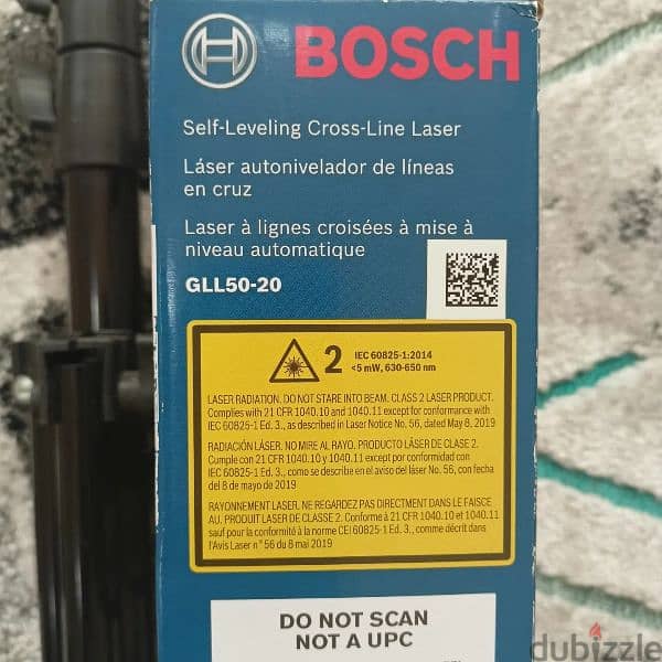 New original Bosch GLL50-20 50 ft Cross Line Laser Level Self Leveling 7
