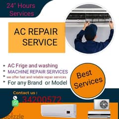 Window ac service roomving and fixing washing gas filing