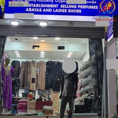 For sale Fully equipped store for perfumes, abayas, and ladies shoes B