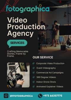 Event photography, Social Media Videography,360Degree Videos,Ad Films!