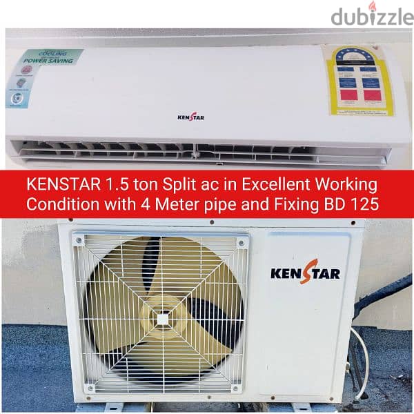 Portable acc split ac window ac and other items for sale with Delivery 18