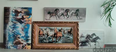 Four posters of horses 0