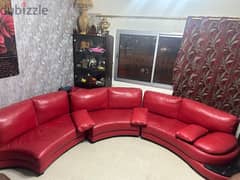 Luxury Sofa Elegant style Red color for sale 0