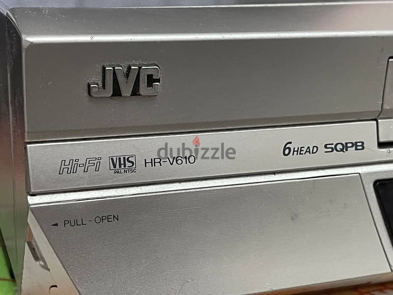 JVC video cassette recorder 6 head 3