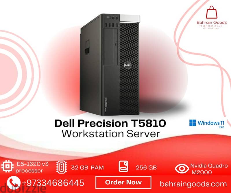 Dell Precision T5810 Workstation Server | Intel Xeon 0