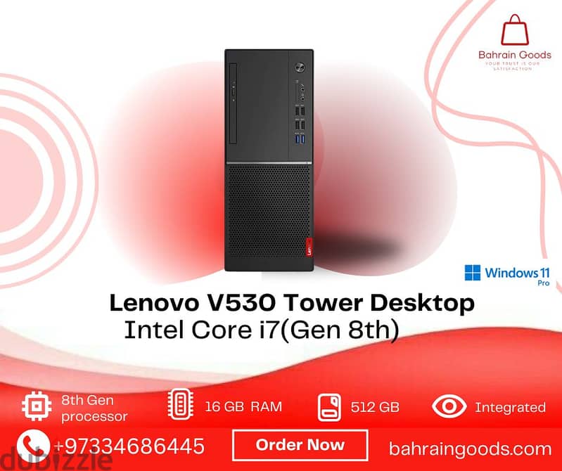 Lenovo V530 Tower Desktop 0