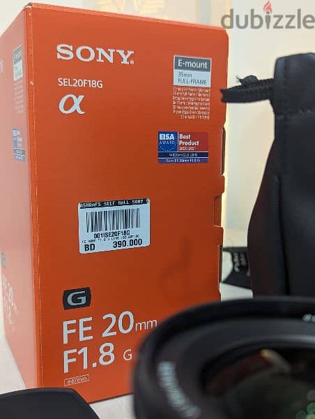 Sony 20mm 1.8 G 3