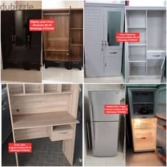 Slightly used 3 door wardrobe and other items for sale with Delivery
