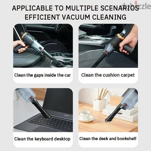Home And Car Portable 2 in 1 Vaccume Cleaner 4