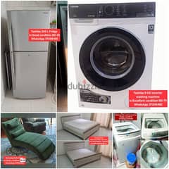 Toshiba 200 L Fridge and other items for sale with Delivery