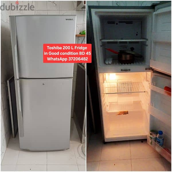 Toshiba 200 L Fridge and other items for sale with Delivery 2