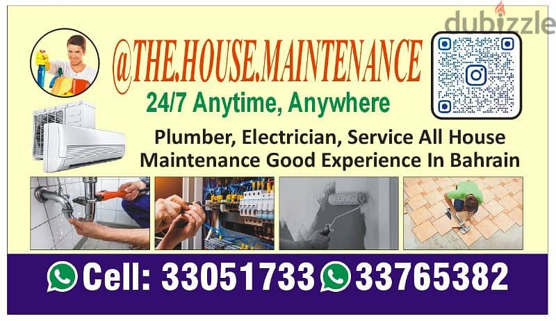 Plumber and Electrician Carpainter Service all Bahrain 4